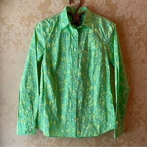 NWT J. Crew Tropical Print Button Down Shirt, Boy Fit